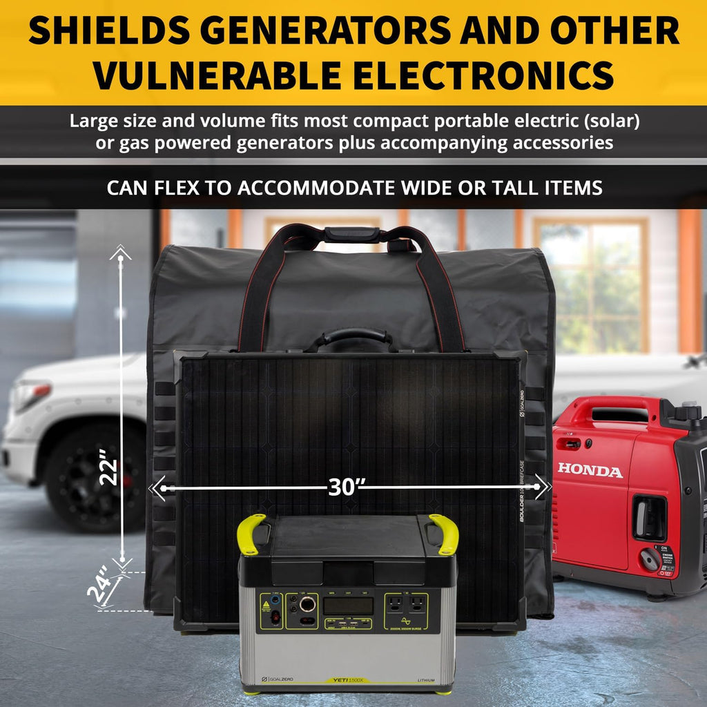 Mission Darkness Dry Shield Revelation EMP Armor for Generators & Extra-Large Electronics // Military-Grade Waterproof Faraday Bag for Digital Forensics Preppers EMP CME Solar Flare Protection