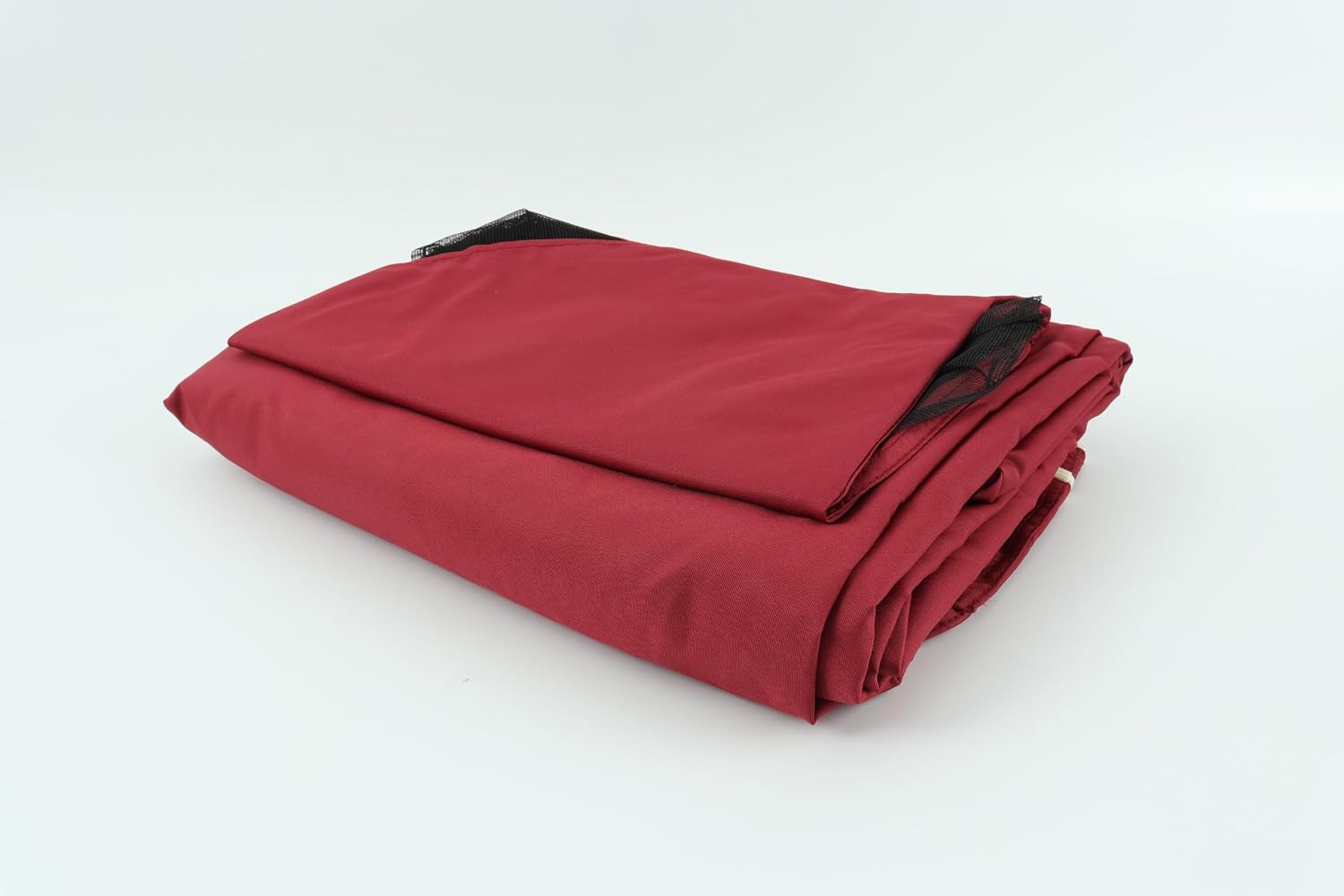10x12 Ft Outdoor Patio Gazebo Replacement Canopy, Double Tiered Roof Top Cover, UV Protection & Waterproof Fabric, Fits 10x12 Gazebo Frame, Red (Frame Not Included)