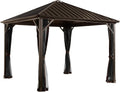 Sojag Outdoor 8' x 8' Dakota Hardtop Gazebo Outdoor Sun Shelter