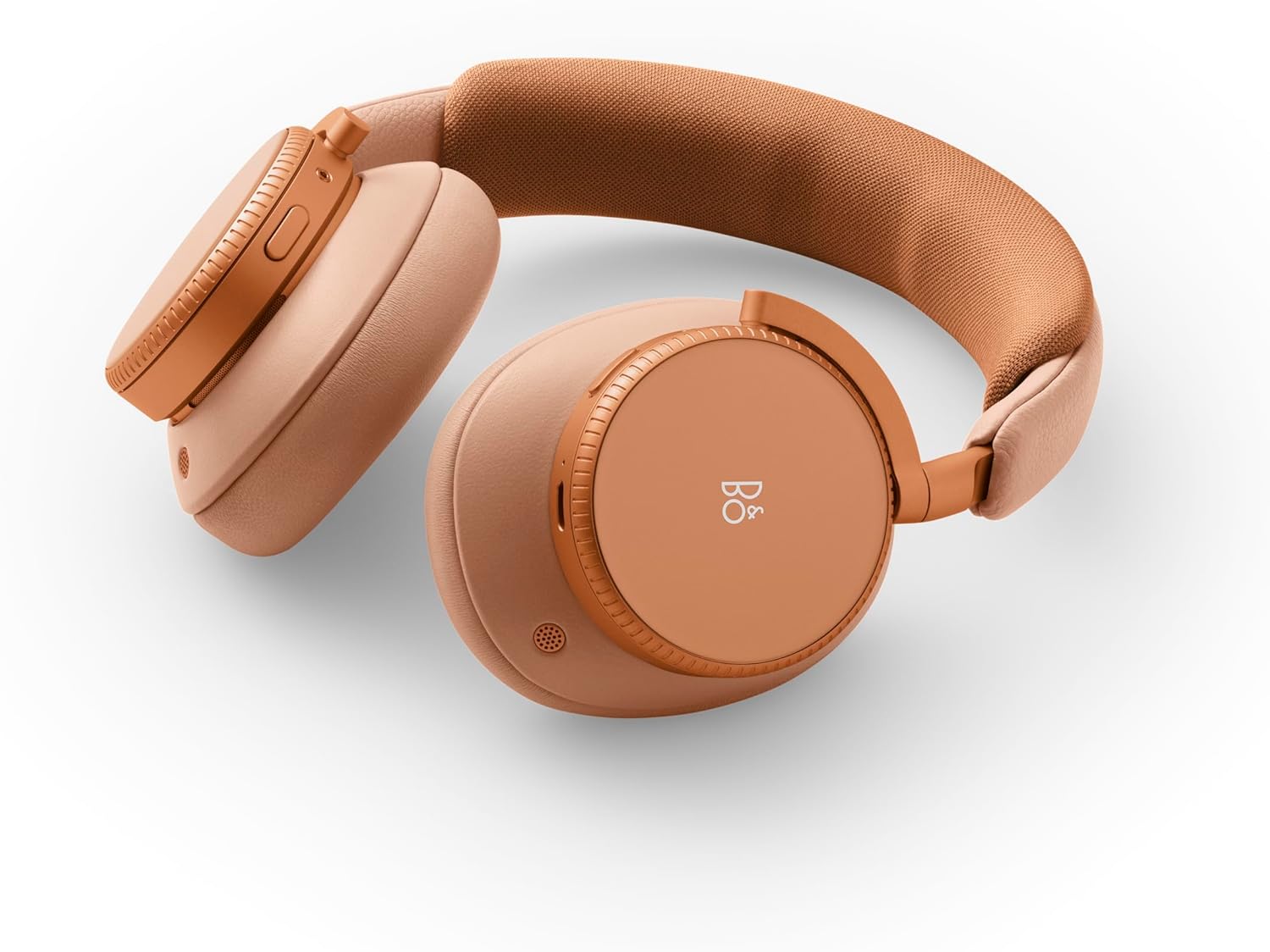 Bang & Olufsen Beoplay H100 Premium Wireless Active Noise Cancelling Over-Ear Headphones with Protective Carrying Case, Sunset Apricot