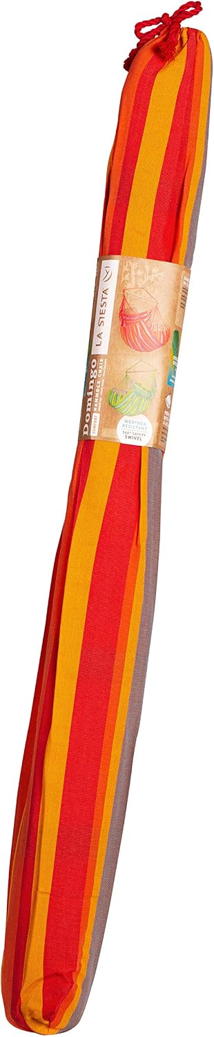 LA SIESTA® - XL King Domingo Hammock Swing Chair - Weather & Tear Resistant Hanging Hammock Chair - Indoor Outdoor Hammock Chair Swing - Hanging Chair for Patio Porch Bedroom - Max 355 Lbs, Toucan
