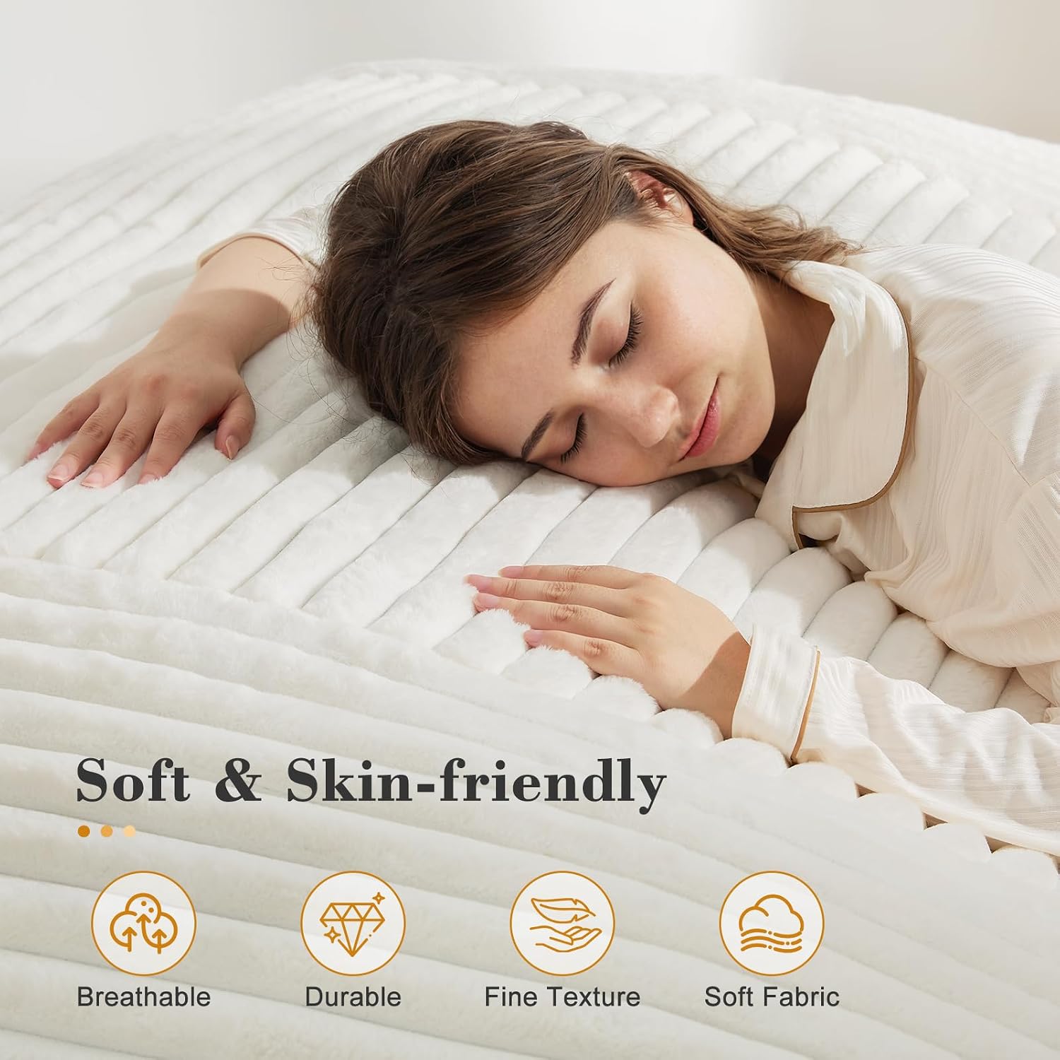 3-in-1 Giant Bean Bag Chair for Adults & Kids, Convertible Floor Sofa to Mattress, High-Density Foam Chair Bed with Washable Cover, Multi Functional Lounge Couch for Bedroom, Living Room (Beige)