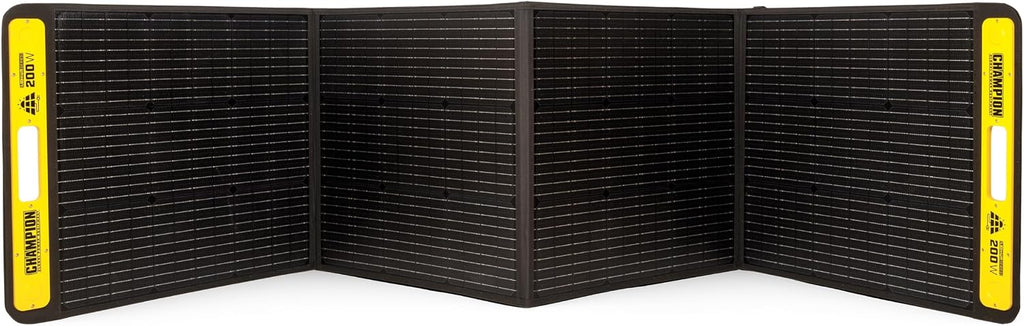 Champion Power Equipment 201247 200-Watt Portable Foldable Solar Panels with Extension Cable and Kickstand