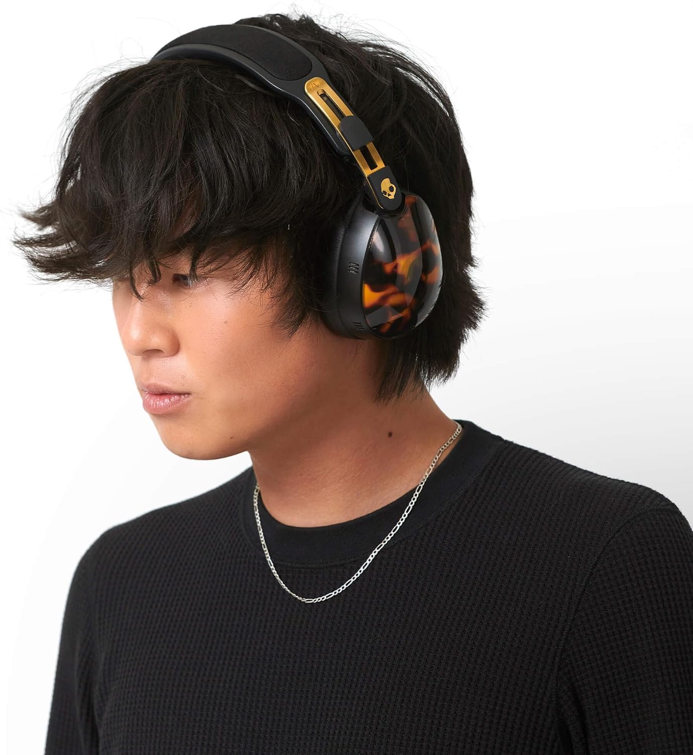 Skullcandy Aviator 900 ANC Wireless Over-Ear Bluetooth Headphones, THX Spatial Audio with Head Tracking, Adaptive Noise Cancelling, Up to 60 Hours Battery, Microphone for iPhone Android - Tortoise
