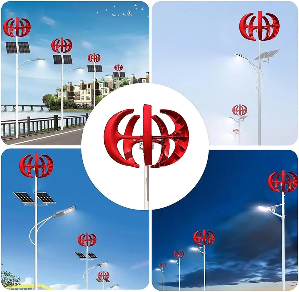 10000W Vertical Wind Generator for Home Use - 48V Permanent Magnet Turbine with Controller, Ideal for Street Lighting & Renewable Energy Solutions