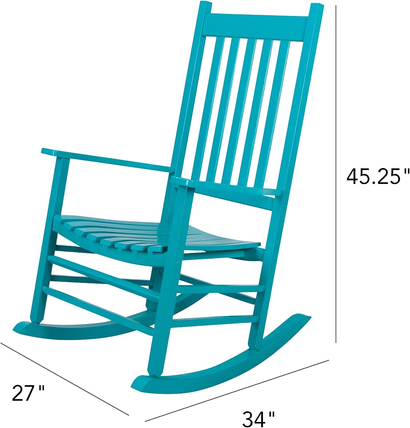 Shine Company Vermont Porch Rocker – Aruba
