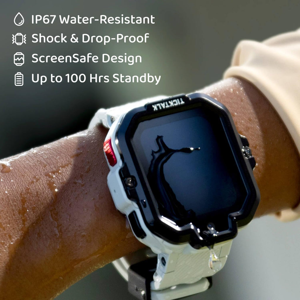 TickTalk5 Smart Watch for Kids with GPS Tracker, Video Calling, Texting, and Parental App, 4G Smartwatch with Free Music, Phone Calls, and Reminders for Kids Ages 3-12