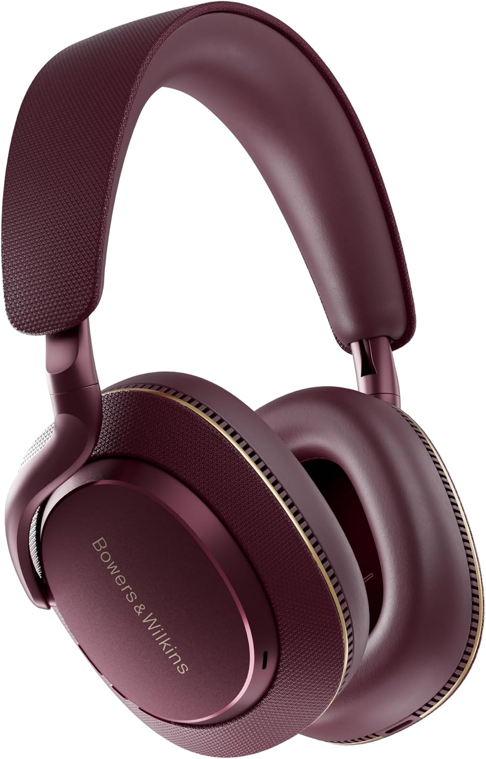 Bowers & Wilkins Px7 S3 Over-Ear Headphones, Vintage Maroon, High-Resolution Sound, Comfortable Fit, Bluetooth, Active Noise Cancelling and Transparency Mode, 30-Hour Playtime, Quick Charge Support
