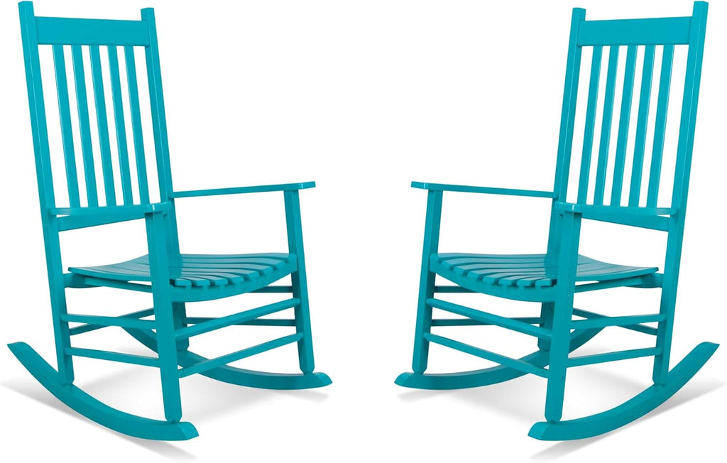 Shine Company Vermont Porch Rockers – Aruba (Set of 2)