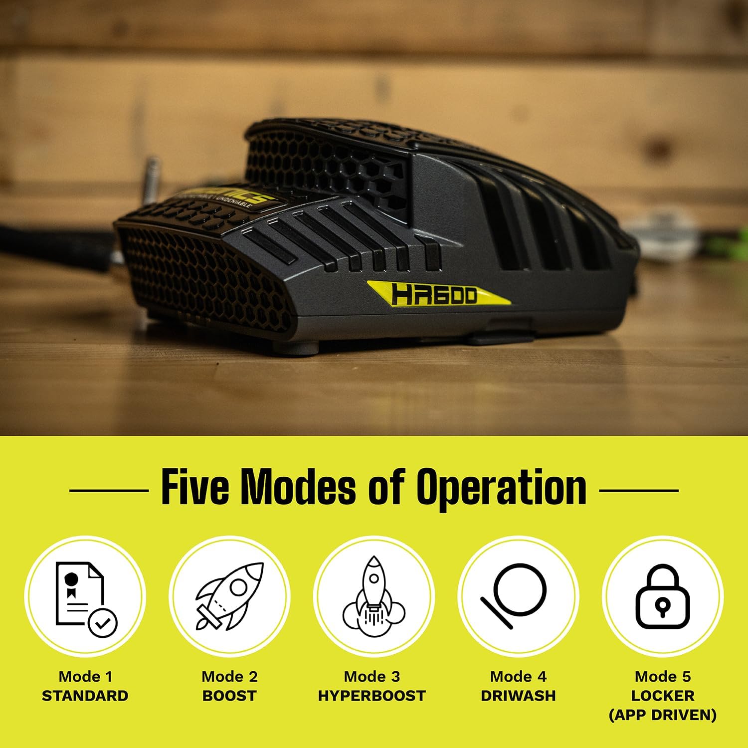 Ozonics HR-600 Hunting Scent Eliminator – Replaceable Coil, XL Rechargeable Battery with On-Board Charger, Top-Mounted Air Intake, Bluetooth Control, Ozone Generator with 5 Operation Modes