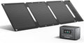AFERIY Portable Power Station and Solar Charger Bundle: 145W with 99.2Wh LiFePO4 Battery, 100W PD Cable, with 1pcs 30W Solar Panel for Camping, Travel, Outdoor Activities