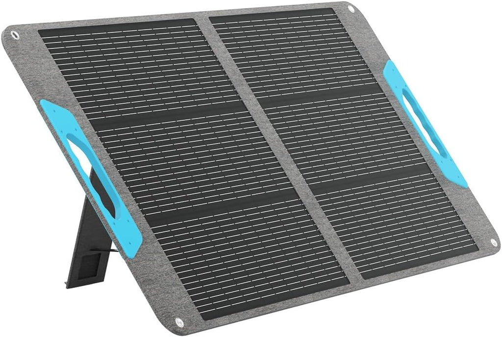 RENOGY REGO 100W Portable Solar Panel, Renogy Solar Panels IP65 Waterproof, 100 Watt Foldable Solar Panel for Camping, Hiking, Fishing, Outdoor, RV, Van, Boat, Off Grid Applications
