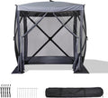 Outvita 7x7ft Instant Pop-Up Screen Tent - Outdoor Gazebo Canopy with Mosquito Netting & Carrying Bag - Versatile Pavilion Tent for Patios and Events