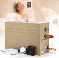 Steam Shower Generator Kit 6KW for Bath Sauna SPA, Aromatherapy Steam Head, Self-draining System, LED Controller, 212CBFT/6m³Space