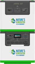 Nature's Generator Lithium 240V/6000Wh,Lithium 3600W+ Power Pod, Fast Charge, Lifepo4 Power Station, Solar Generator for Home Use, Power Outage, Camping, RV, Emergencies