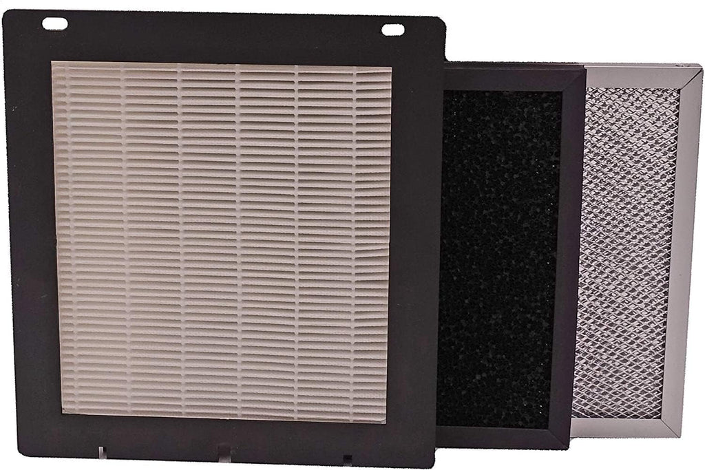 OdorStop OSAP3700 6-in-1 HEPA Air Purifier/Ozone Generator with UV, Active Carbon, TiO2, Ionizer and 3 Ozone Plates and Remote Control