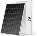 DOKIO 200W 18V Monocrystalline Solar Panel for 12V Battery Charging, Aluminum Frame, MC4 Connector, Pre-Drilled Holes, for Rooftop RV Boat Farm Off-Grid Power