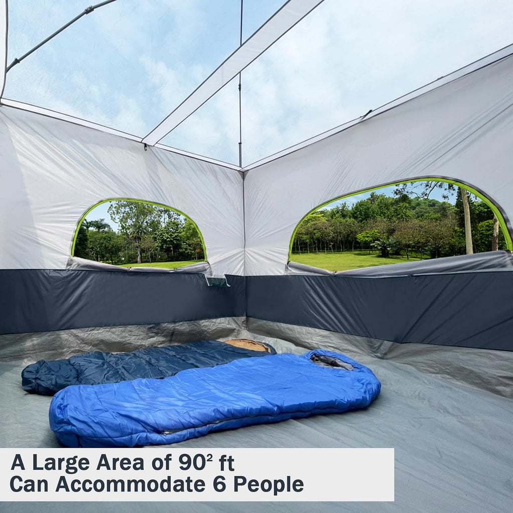 UNP Canopy Inner Tent, Camping Cube Tents for Pop Up Camping Canopy Tent, Compatible with 10' Wide Canopies Tents (No Top & Frame) (Dark Blue)