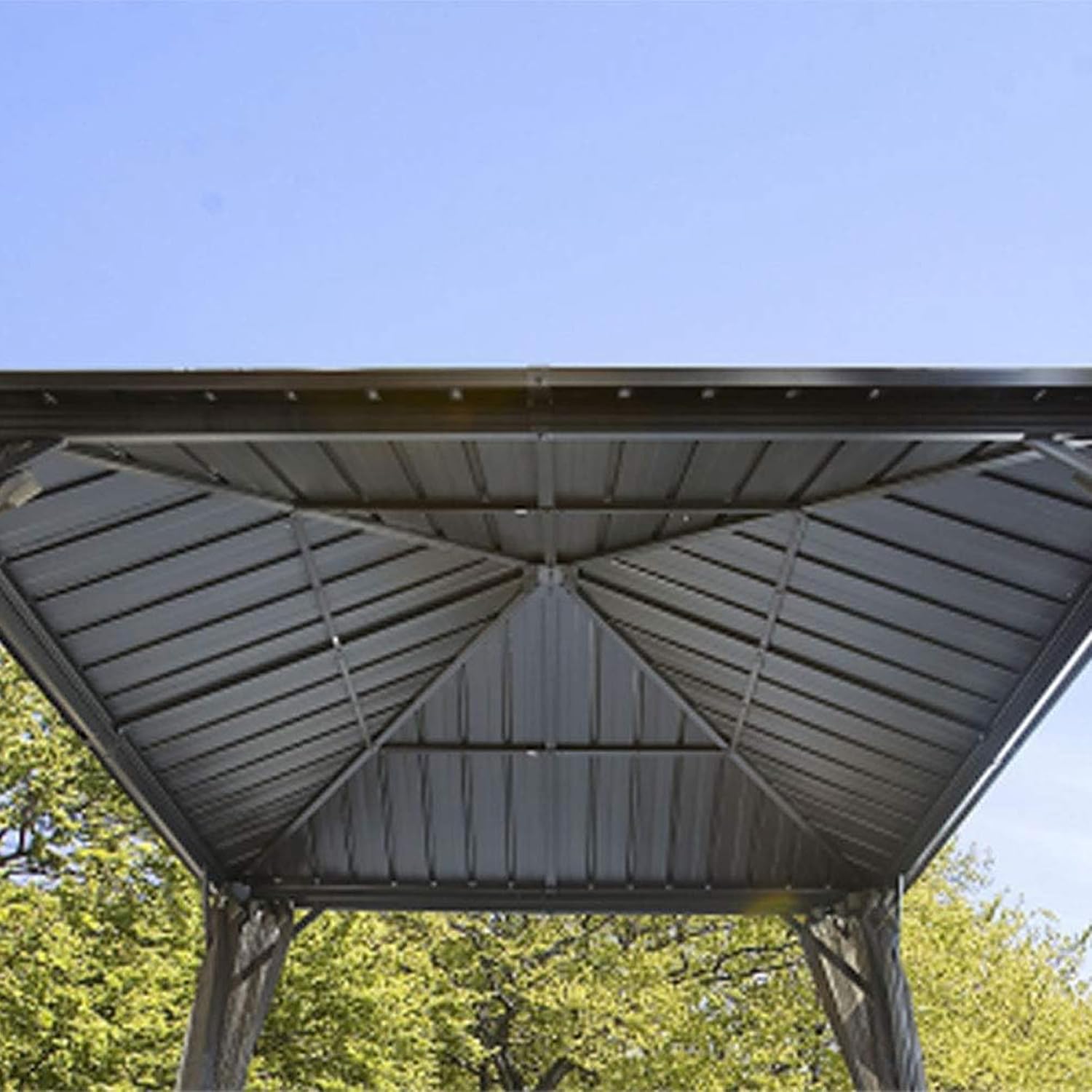 Sojag Outdoor 10' x 10' Dakota Hardtop Gazebo Outdoor Sun Shelter