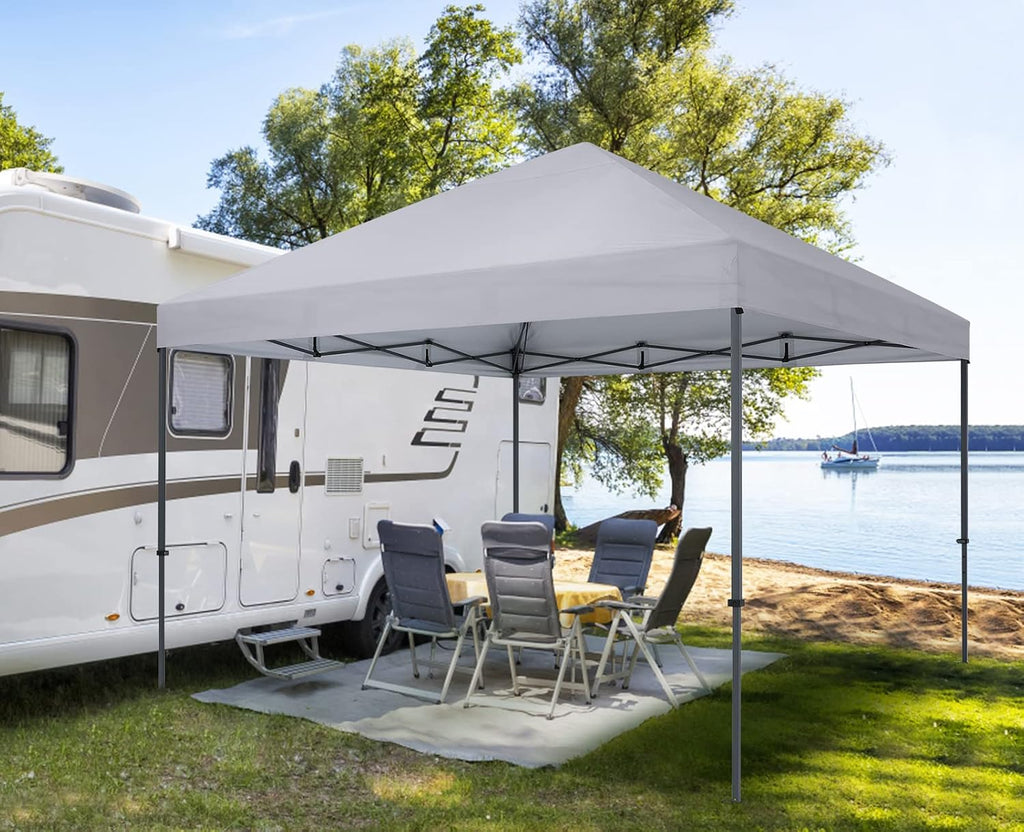 COOSHADE Easy Pop Up Tent 8x8Ft(Grey)