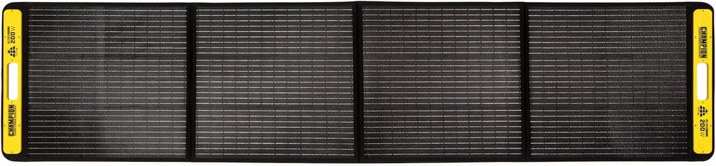 Champion Power Equipment 201247 200-Watt Portable Foldable Solar Panels with Extension Cable and Kickstand