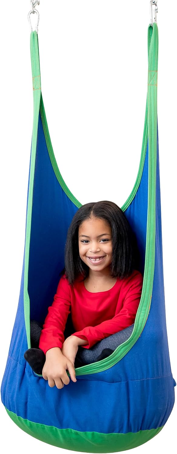 Fun and Function - Cocoon Climbing Swing - Special Needs Hanging Cocoon Swing for Kids - Sensory for Kids with Special Needs - for Children Ages 3-10