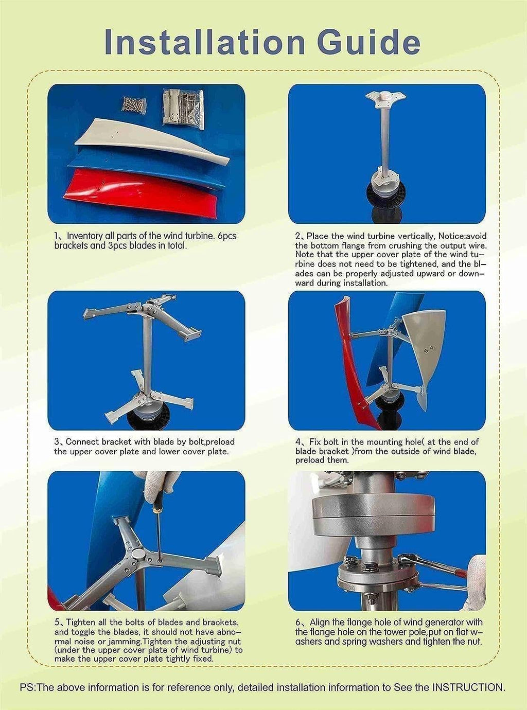 14000W Vertical Wind Generator, 3-Blade Home Magnetic Levitation Vertical Wind Turbine, Waterproof Charge Controller - for Home Use,White-24V