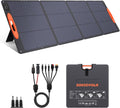 SOKIOVOLA N-Type 16BB 220W Portable Solar Panel for EF/Jackery/Bluetti/Anker Power Station, IP68 Waterproof Foldable Solar Panel ETFE 25% High Efficiency for Outdoor Camping RV Trip