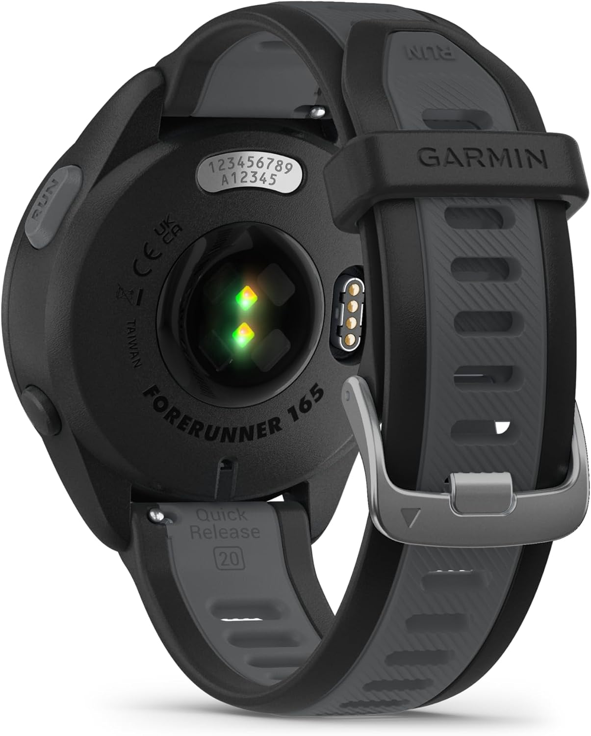 Garmin Forerunner 165 Music GPS Running Smartwatch, Fitness Tracker Smart Watch for Men and Women Bundle with Accessories - Black/Slate Gray