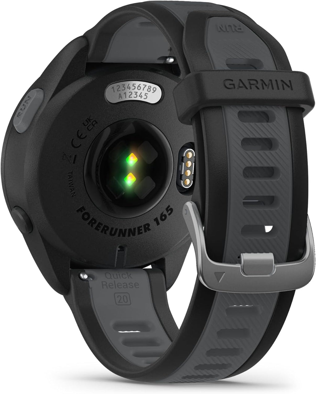 Garmin Forerunner 165 Music GPS Running Smartwatch, Fitness Tracker Smart Watch for Women and Men Bundle with Accessories - Black/Slate Gray