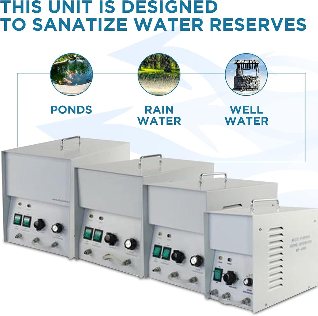 MP - 5000 Ozone Generator, Adjustable Timer, Ozonator treatment, for Water Use with optional oxygen hookup, up to 5000mg/hr,