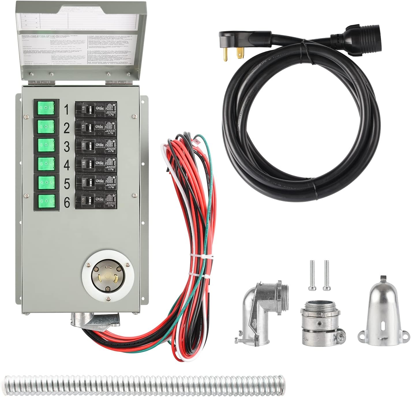 Nature's Generator Elite Platinum - PE System:Nature's Generator Elite+1200W Nature's Generator Power Pod Elite+4pcs 100W Solar Panel+Power Transfer Kit Elite HKNGPTELP