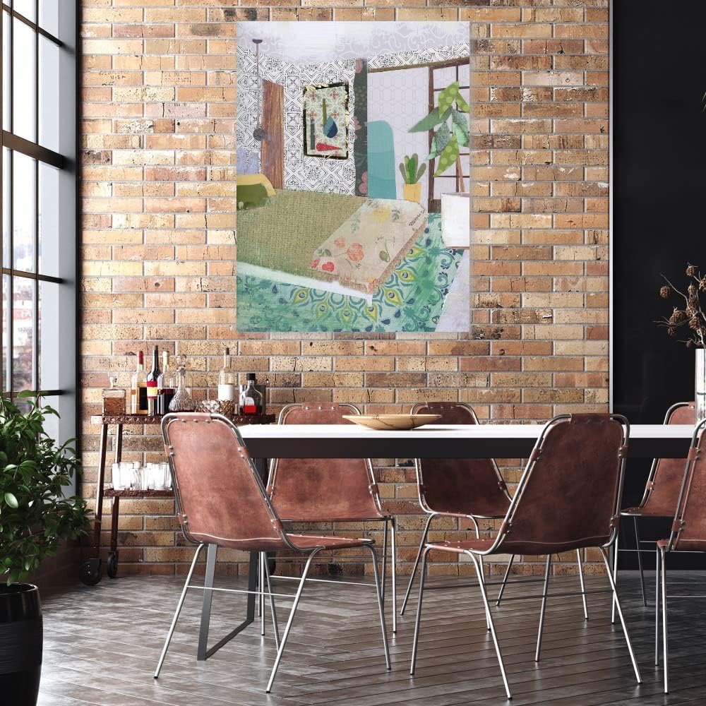 Fine Art Canvas BoHo Room Canvas Wall Decor by Artist Jenny McGee for Living Room, Bedroom, Bathroom, Kitchen, Office, Bar, Dining & Guest Room - Ready to Hang - 24 in x 32 in