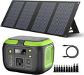 SinKeu 200W Portable Power Station with 40W Solar Panel Included, 155Wh Backup Solar Power Generator with AC Outlets DC USB Type-C for Camping Boat Travel Outdoor Adventures Home Emergency