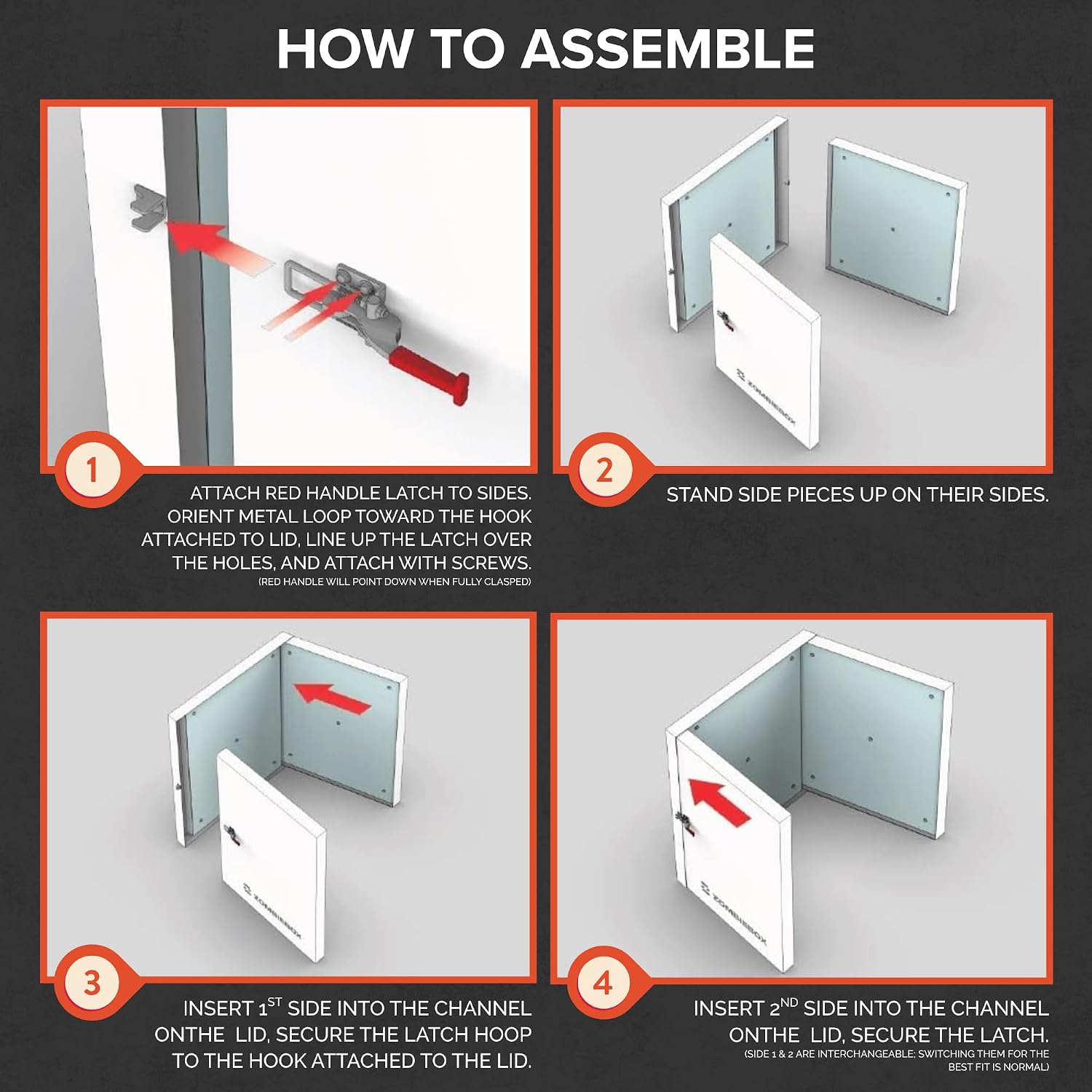 Zombiebox Generator Running Cover & Acoustic Barrier | Heavy-Duty Steel Generator Shelter for Portable Generators up to 12,000W | Outdoor Enclosure & Noise Reduction Tent | Rain & Snow Protection