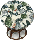 Ergonomic Wicker Papasan Chair Cushion, Round Papasan Swivel Chair Cushion, Rocking Chair Cushion for Outdoor Indoor(Hawaii,51 * 51 in)
