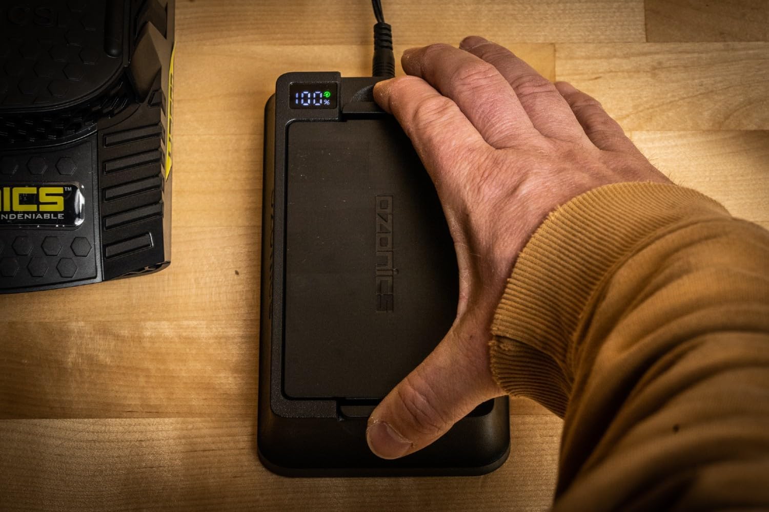Ozonics HR600 XL Battery and Charger Combo – Rechargeable Extended-Life Battery with Smart Charger – Compatible with HR600 Ozone Generator