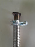 GenExhaust for Champion 3500/3200W & 3100/2800W Inverter Generator 1' Exhaust Galvanized Steel Extension 8 Foot Length