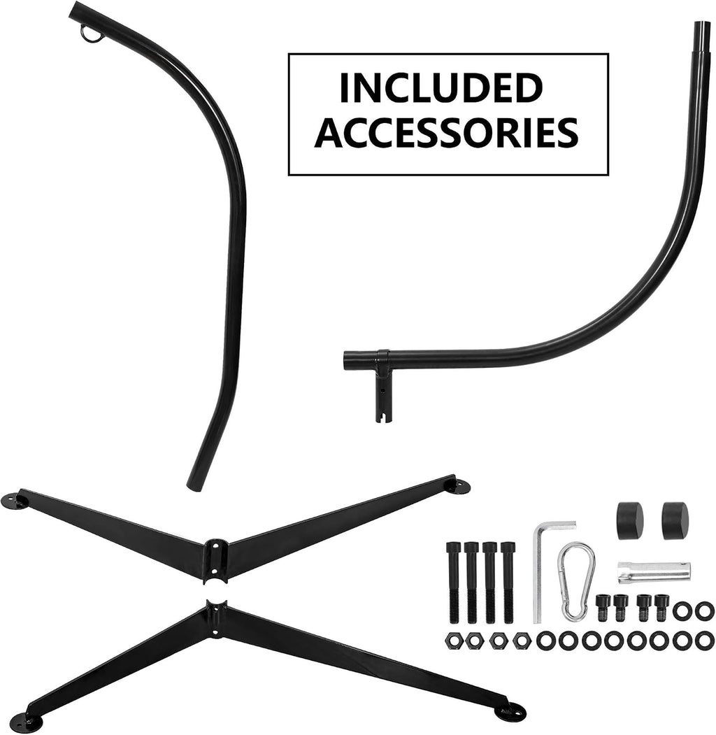 Nova Microdermabrasion Metal Hammock Hanging Stand, 360 Degree Rotation, 331 lbs Capacity