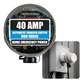 GenerLink Automatic Transfer Switch for Home Generator Non-Surge - Meter Mounted Transfer Switch for Portable Generators - Outdoor & Home Transfer Switch - Fast and Easy Installation - 40AMP