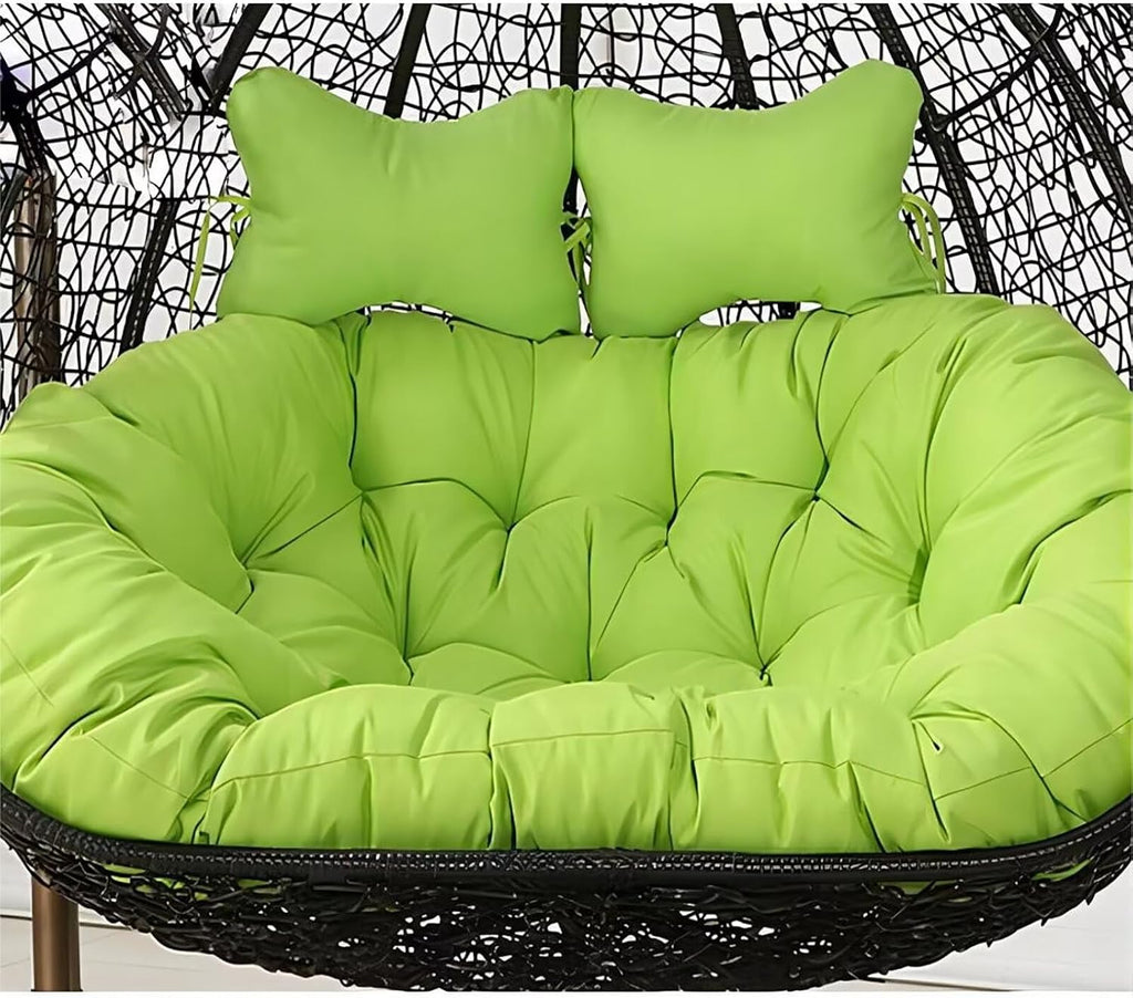Water Proof Hanging Egg Chair Cushions Replacement, Cushion Only, Double Swing Chair Cushion,Waterproof Thicken Hanging Basket Seat Cushion