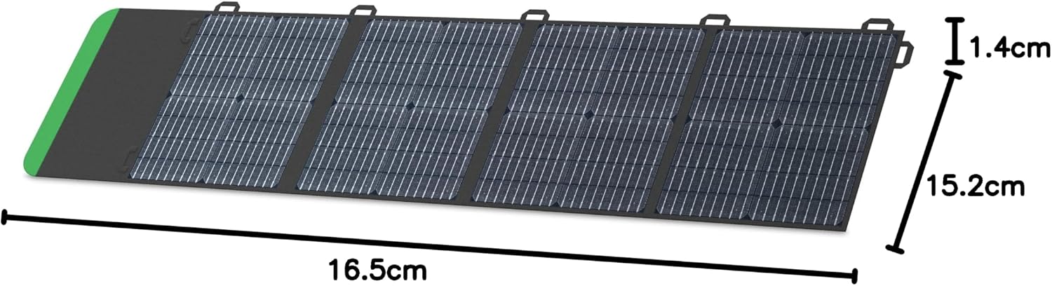 Schneider OffGrid 100W Portable Solar Panel, PSP100 Solar Generator Panels, All-in-One Solar Panel and Carrying Case