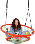 Fun and Function - Web Chair Swing - Indoor/Outdoor Swing for Kids - Hanging Spider Net Swing Chair - Web Swing for Tree, Playground, Ceiling or Frame - Up to 220 lbs