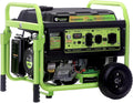 Green-Power America Dual Fuel Portable Generator 10000 Watt,Gas or Propane Powered,Electrical/Recoil Start, Equipped with CO-Seizer CO Protection System