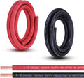 4/0 Gauge Battery Cable, 10FT Red + 10FT Black 4/0 AWG Pure Copper Wire Welding Cable, for Automotive, Battery, Solar and Generator, Standard USA OFC Wire