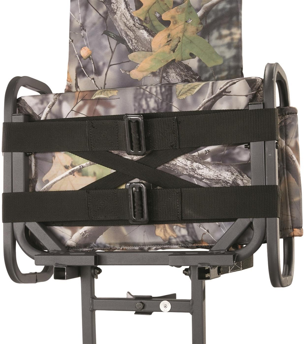 Guide Gear Deluxe Hang-On Tree Stand Chair for Hunting Cushion Seat Hunt Gear Equipment Accessories, Camo