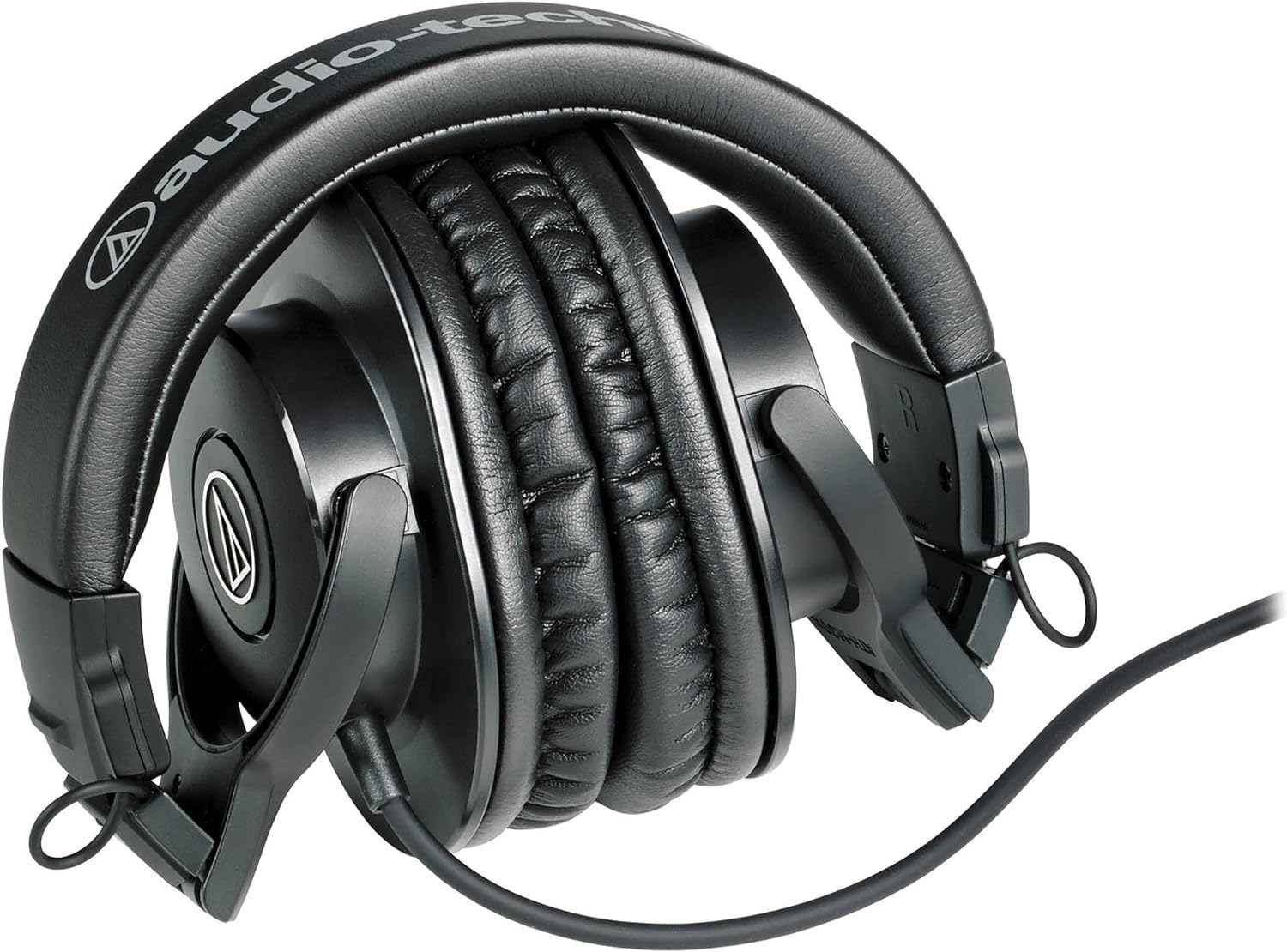 Audio-Technica ATH-M30x Professional Studio Monitor Headphones,Black,(Pack of 2)
