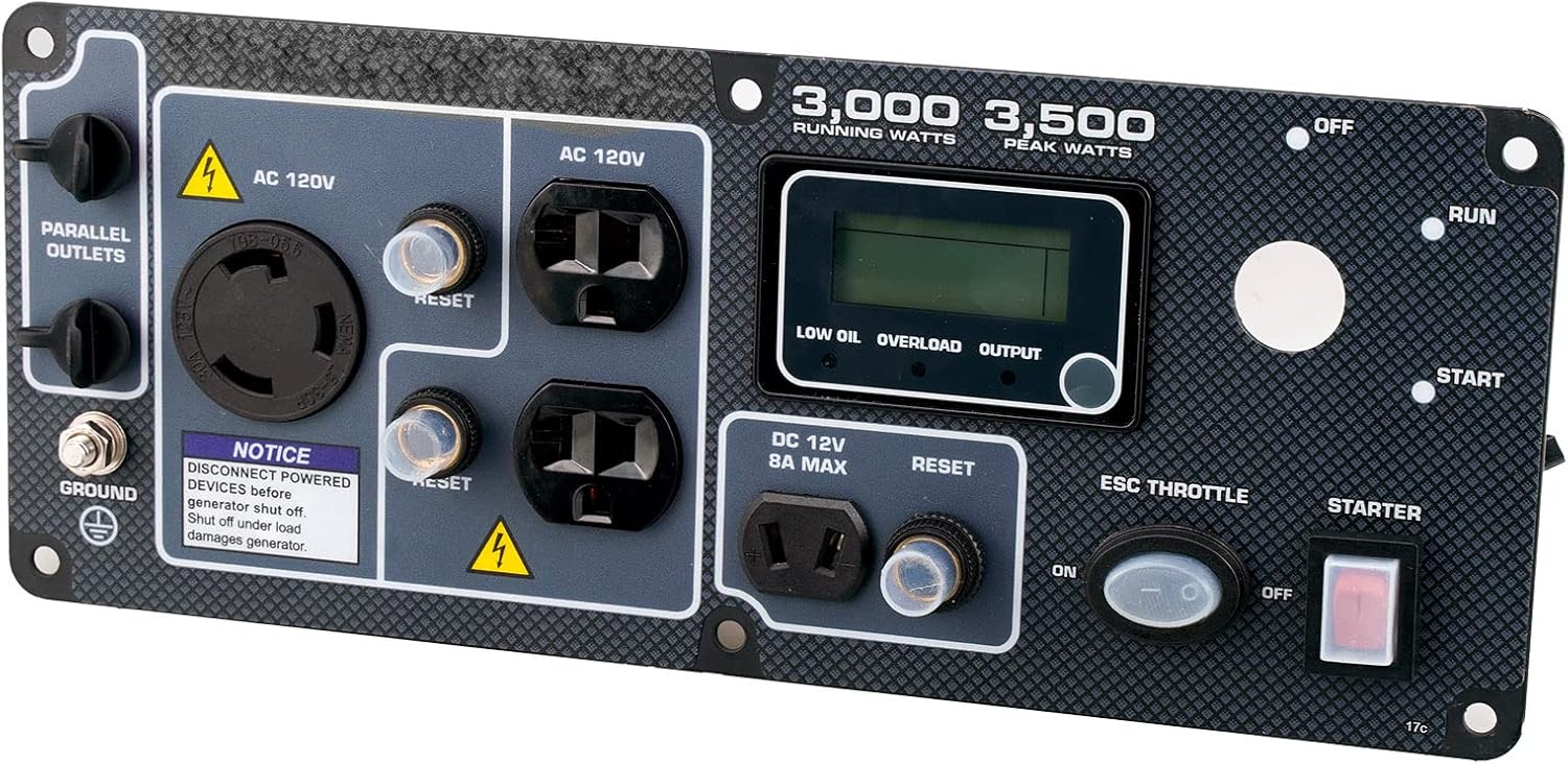 JJing Control Panel Compatible with Harbor Freight Predator 3500 Inverter Generator