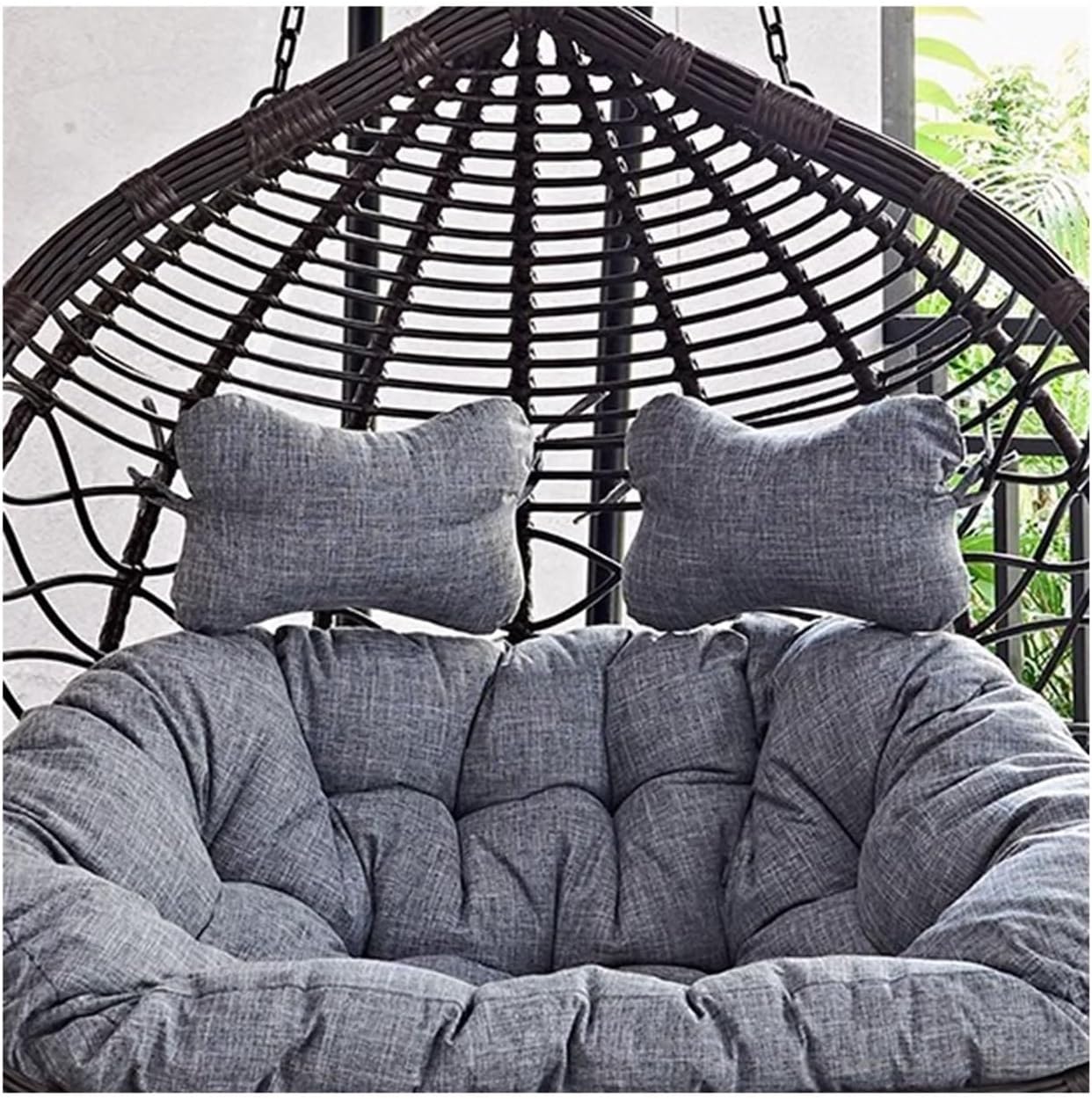Rattan Chair Hanging Chair Household Rocking Chair Hanging Basket Chair Indoor Swing Rocking Chair Rocking Basket Chair Balcony Hanging Basket Chair Modern Accent Chair for Living Room