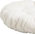 Large Double Papasan Chair Cushion, Outdoor Waterproof Hanging/Egg/Swing/Hammock Chair Cushions Thicken Comfortable Soft Garden Chair Pad Indoor Room Decoration,White,65 * 45 in